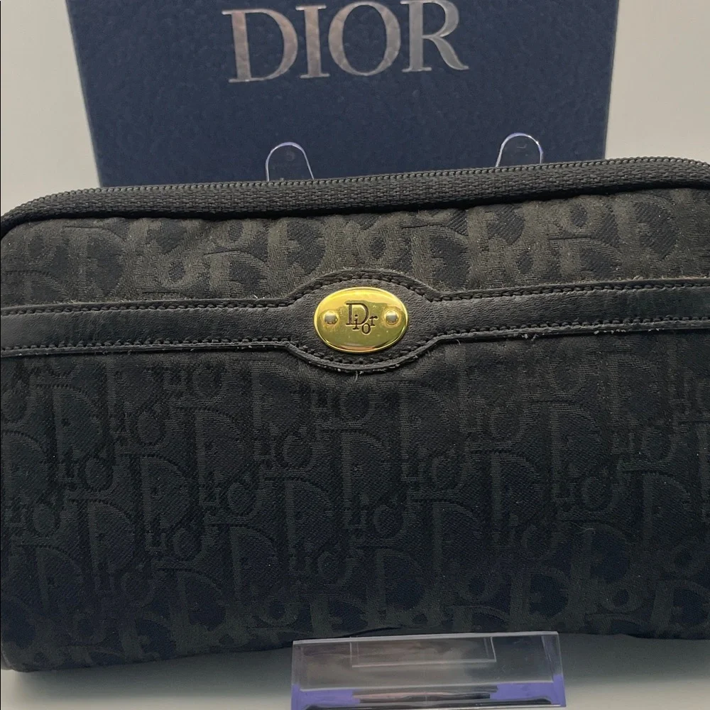 🎁 Dior Black Monogram Clutch Full Inclusion - Picture 4 of 11